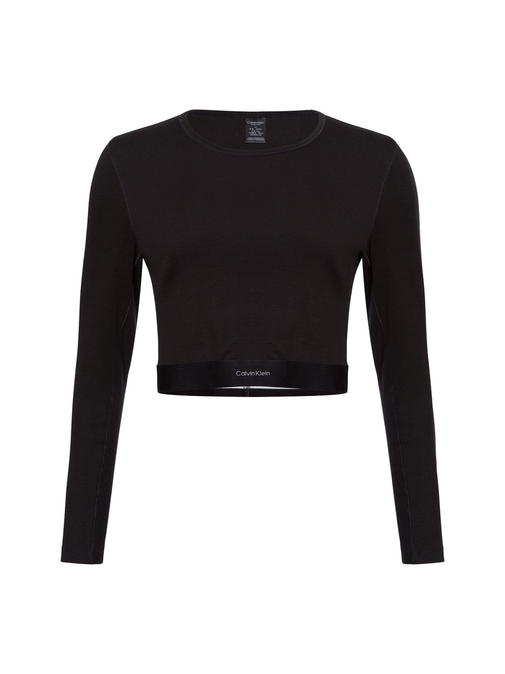 Calvin Klein Lounge-Shirt Damen Baumwolle schwarz, XS