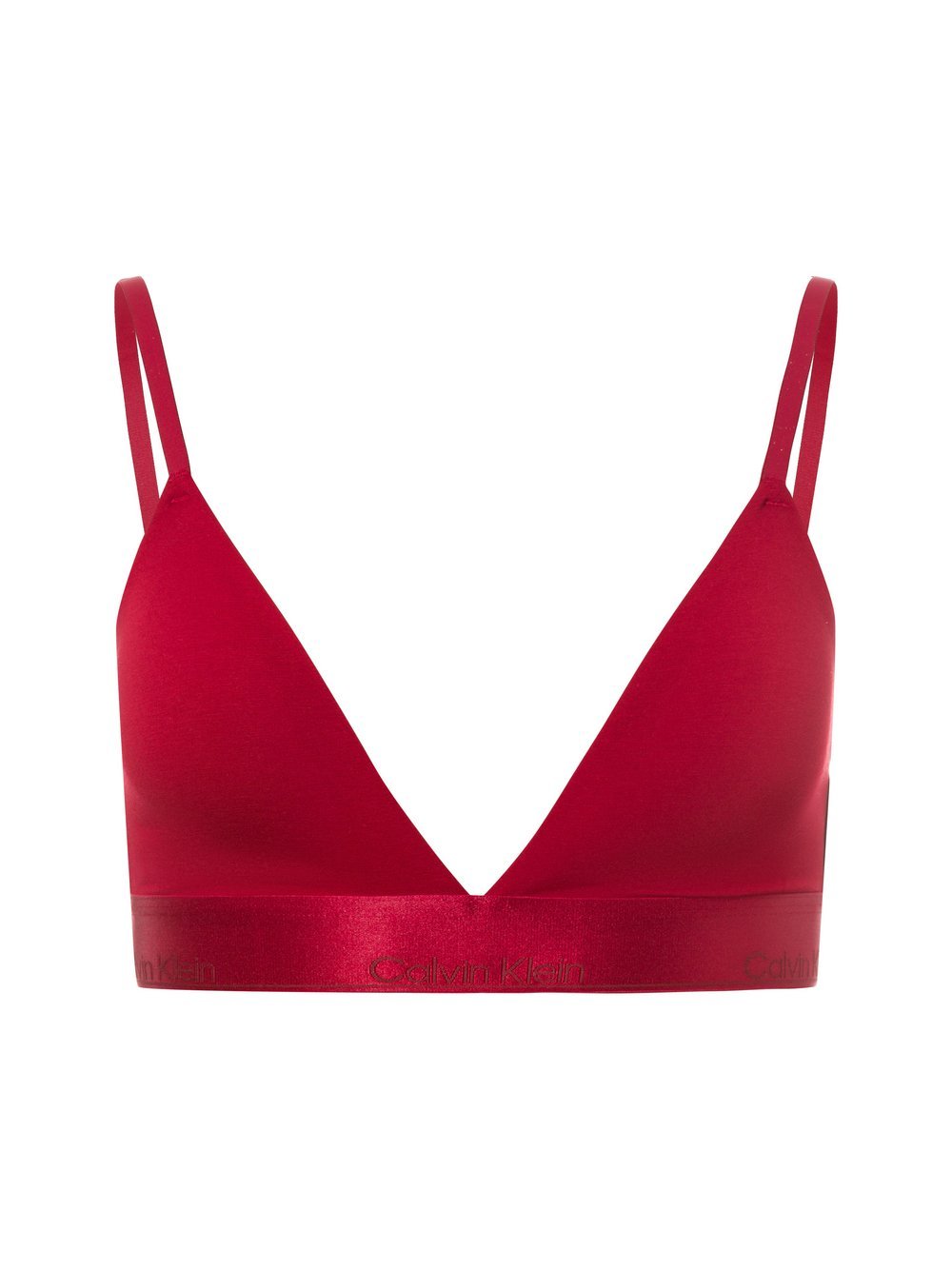 Calvin Klein Triangel BH Damen Baumwolle rot, S