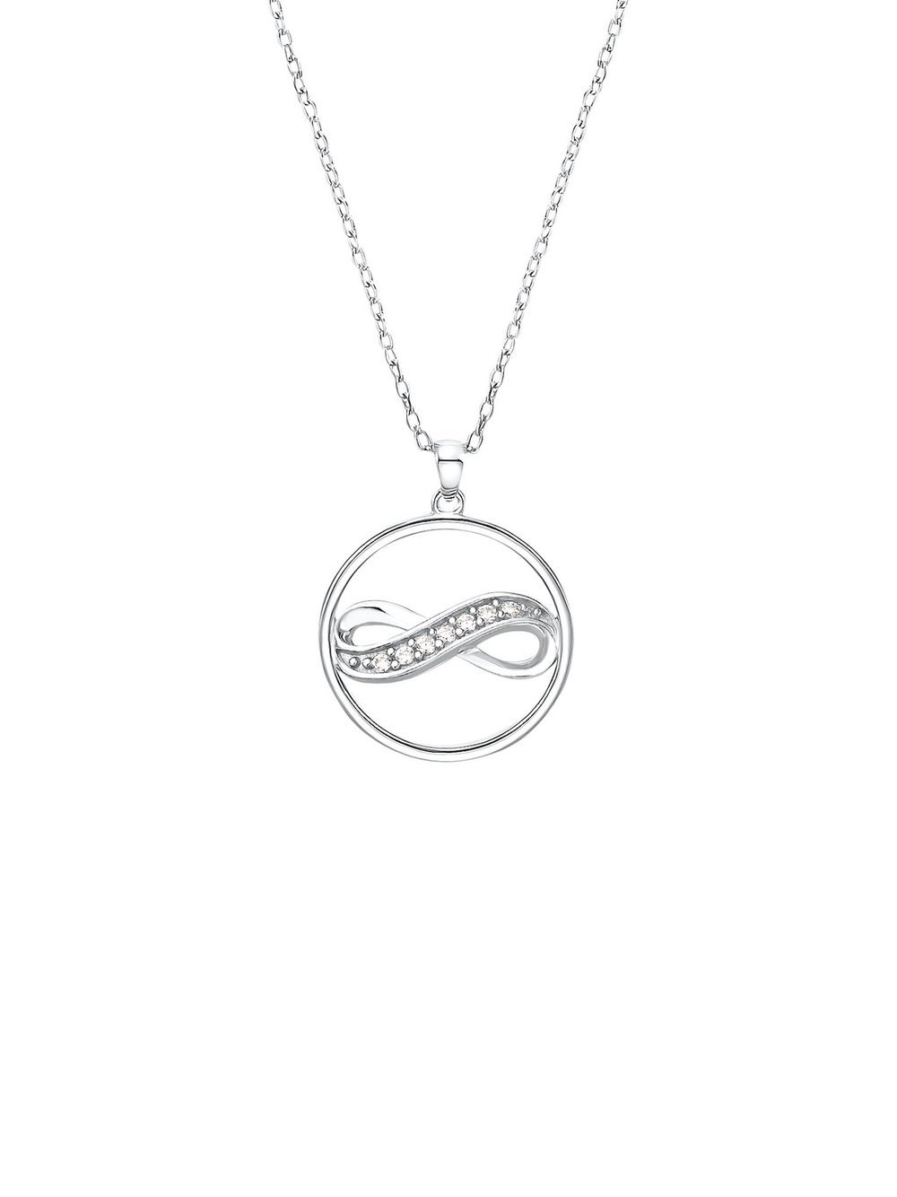 s.Oliver Kette mit Anhänger Damen Sterlingsilber silber, 45