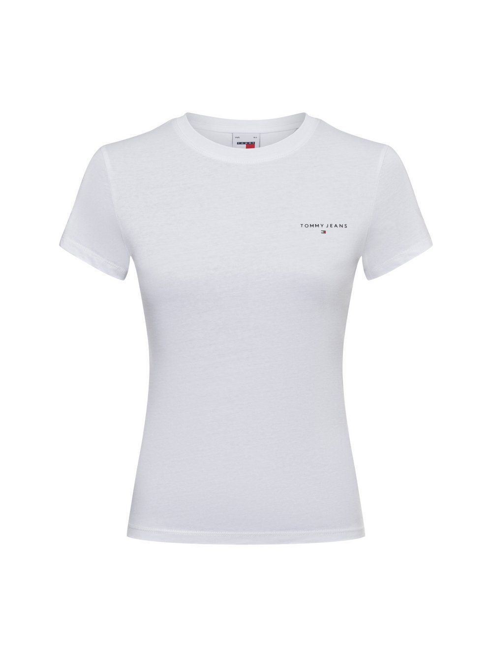 Tommy Jeans T-Shirt Damen Jersey weiß, S