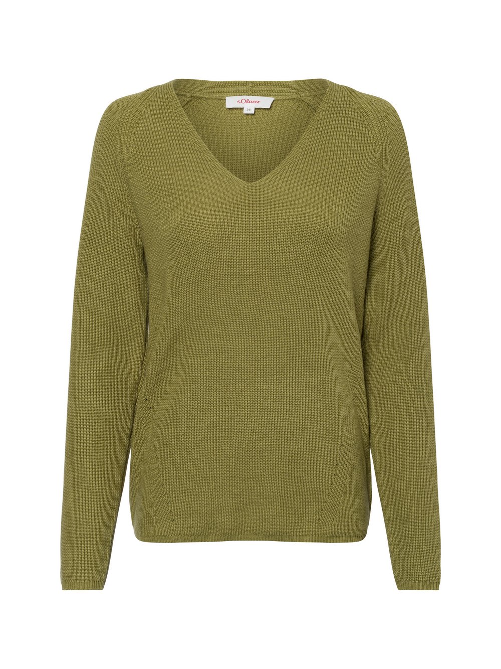 s.Oliver Pullover Damen Baumwolle grün, 44