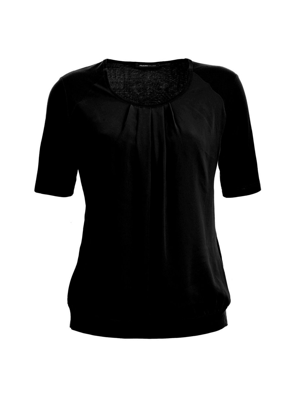 Frank Walder Blusenshirt Damen Viskose schwarz, 40