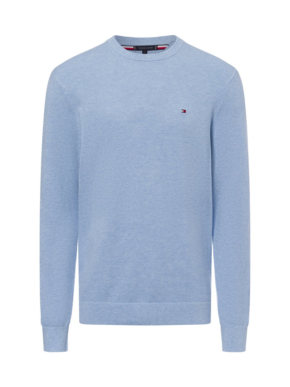 Tommy Hilfiger Pullover Herren Baumwolle blau meliert, L