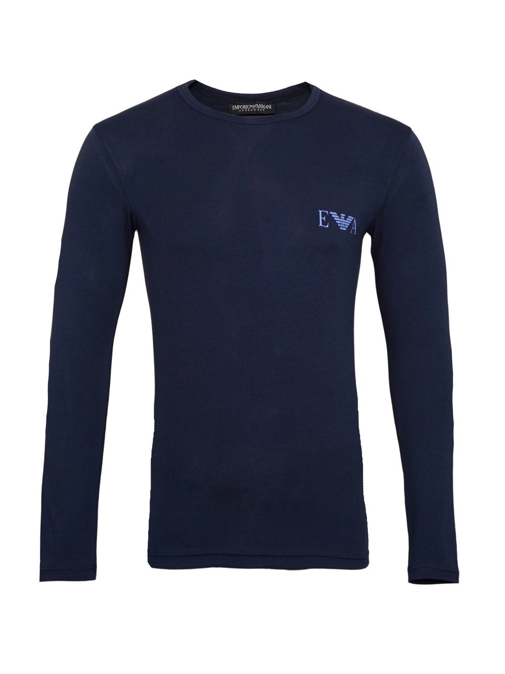 Emporio Armani Longsleeve Herren Baumwolle blau, L