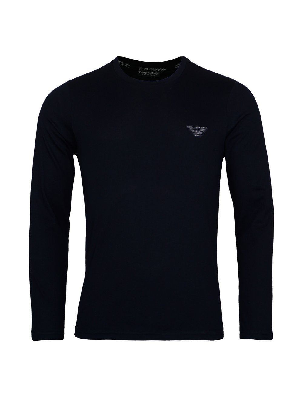 Emporio Armani Longsleeve Herren Baumwolle blau, L