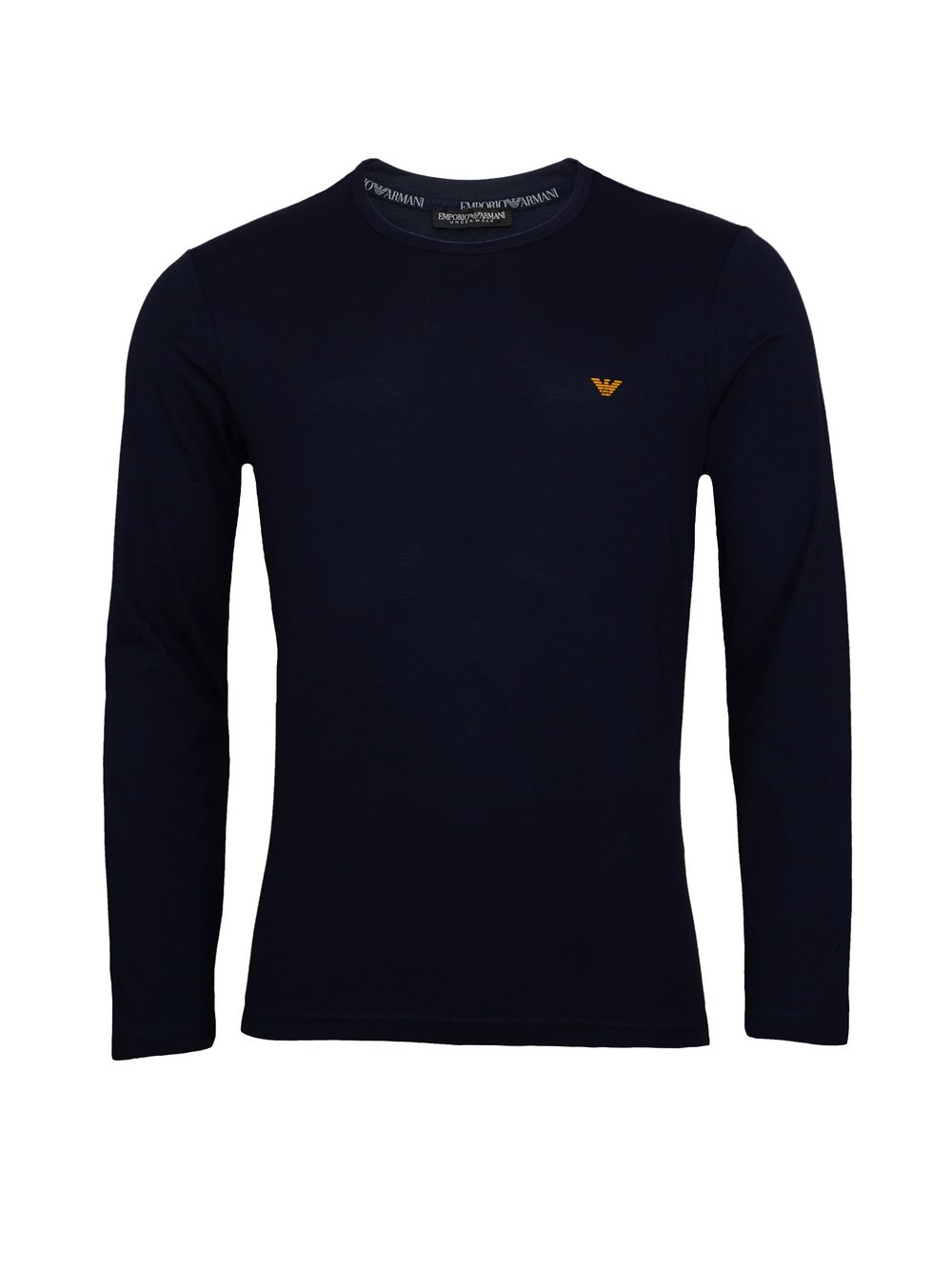 Emporio Armani Longsleeve Herren Baumwolle blau, XL