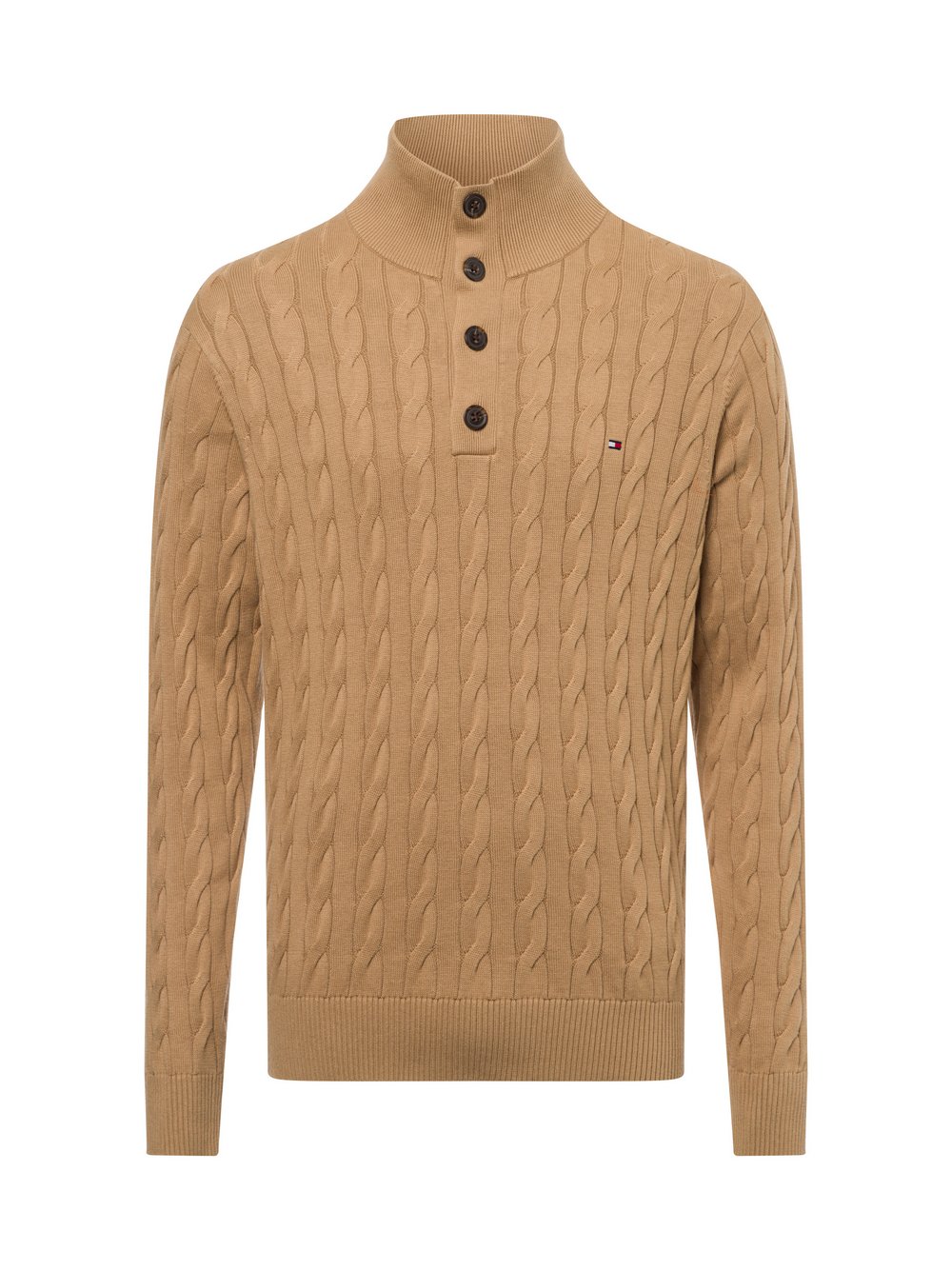 Tommy Hilfiger Pullover Herren Baumwolle beige, M