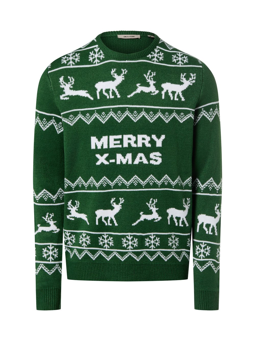 Thumbnail - Only&Sons Strickpullover Herren mehrfarbig gemustert, XL