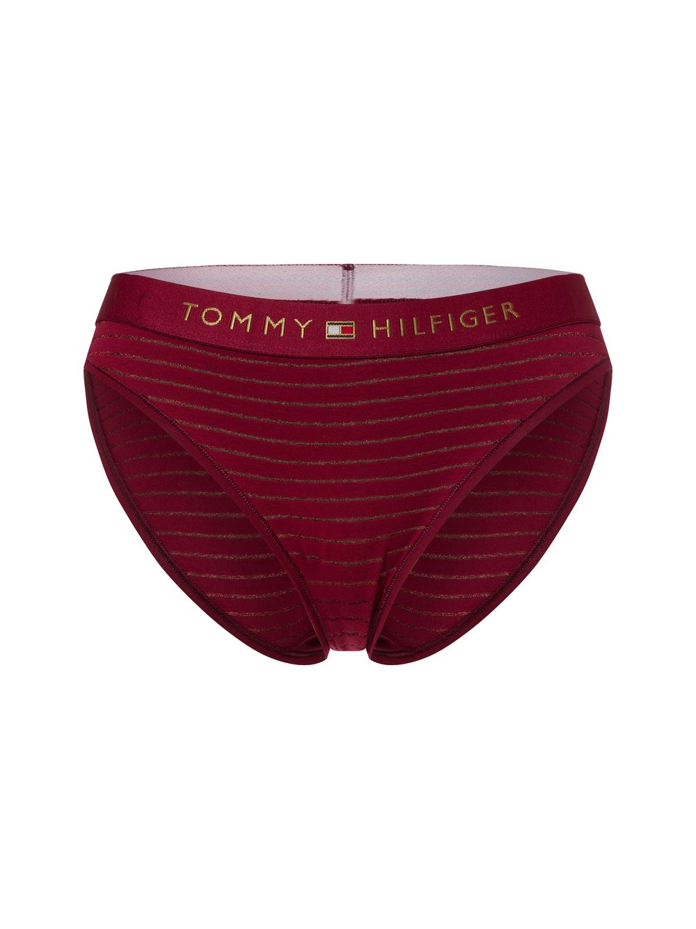 Tommy Hilfiger Slip Damen Baumwolle rot gestreift, S