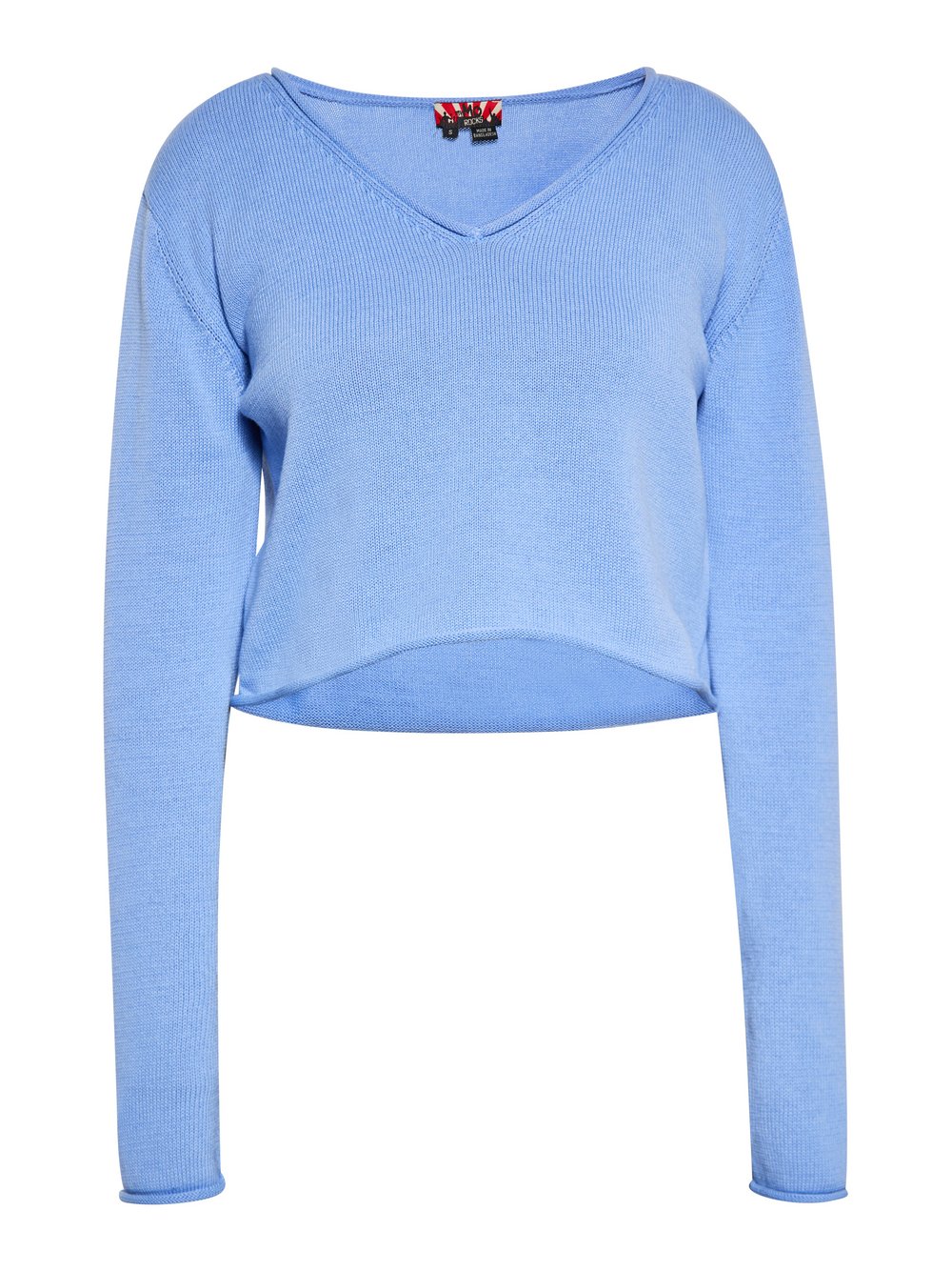 MyMo Pullover Damen Baumwolle blau, L