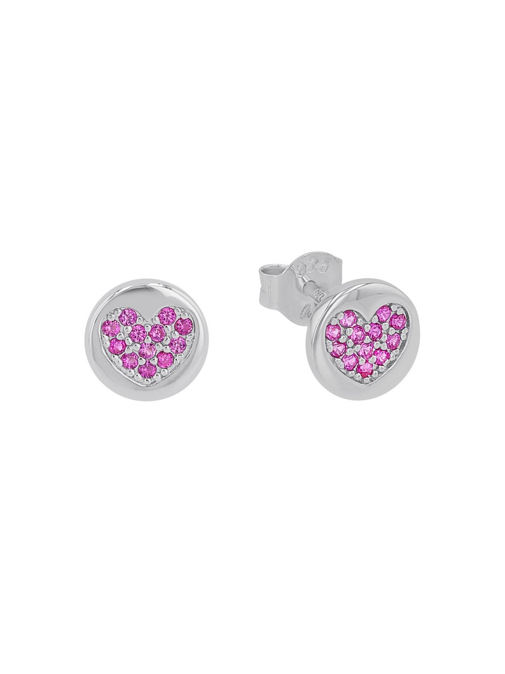 Prinzessin Lillifee Ohrstecker Mädchen Sterlingsilber pink, ONE SIZE