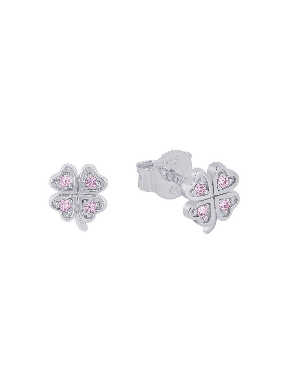 Prinzessin Lillifee Ohrstecker Mädchen Sterlingsilber rosa, ONE SIZE