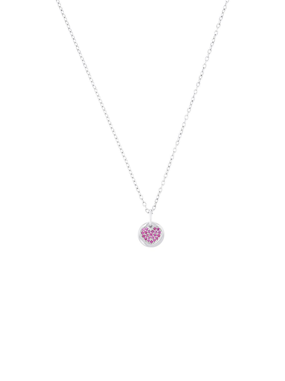 Prinzessin Lillifee Kette mit Anhänger Mädchen Sterlingsilber pink, 38