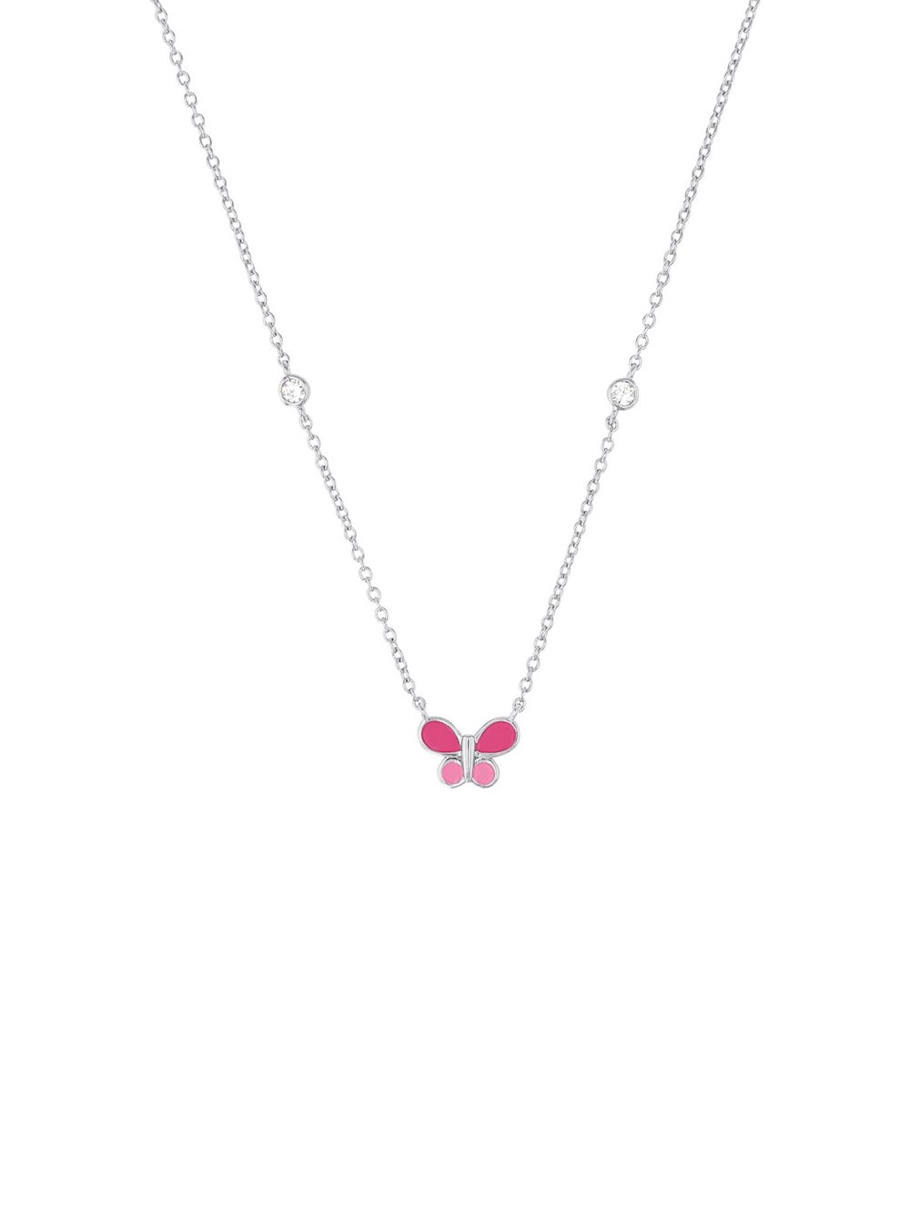 Prinzessin Lillifee Kette mit Anhänger Mädchen Sterlingsilber rosa, 38