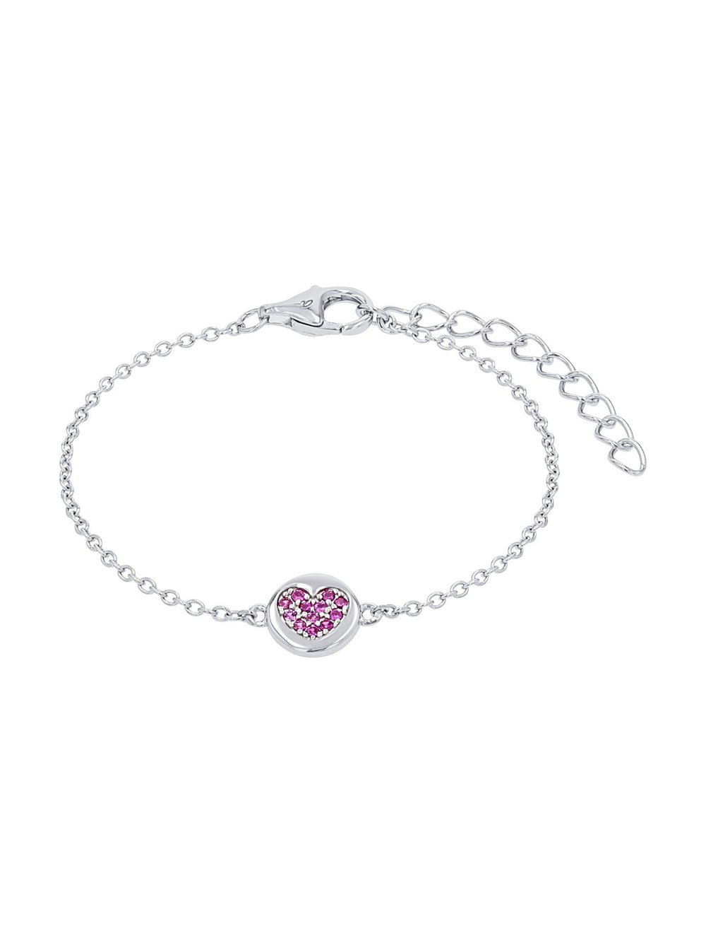 Prinzessin Lillifee Armband Mädchen Sterlingsilber pink, 15