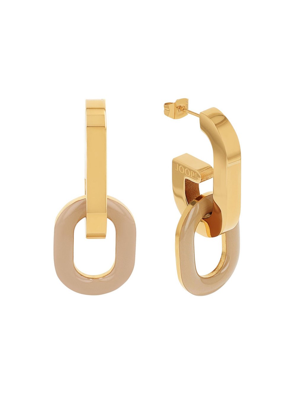 Joop Accessoires Ohrhänger Damen Edelstahl gold, ONE SIZE