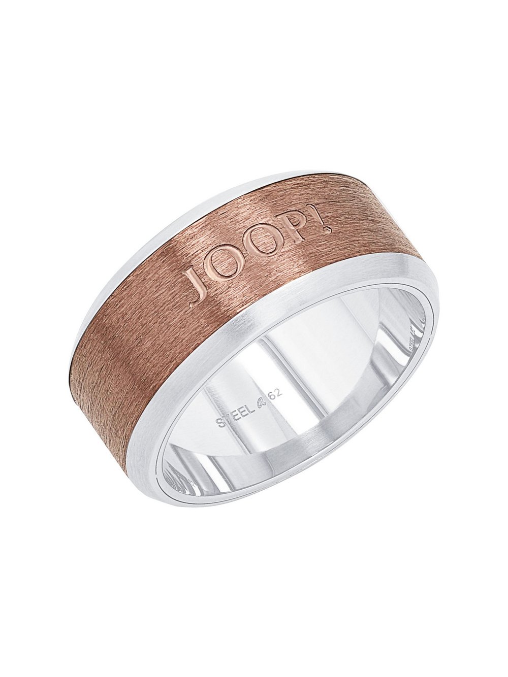 Joop Accessoires Ring Herren Edelstahl braun, 66