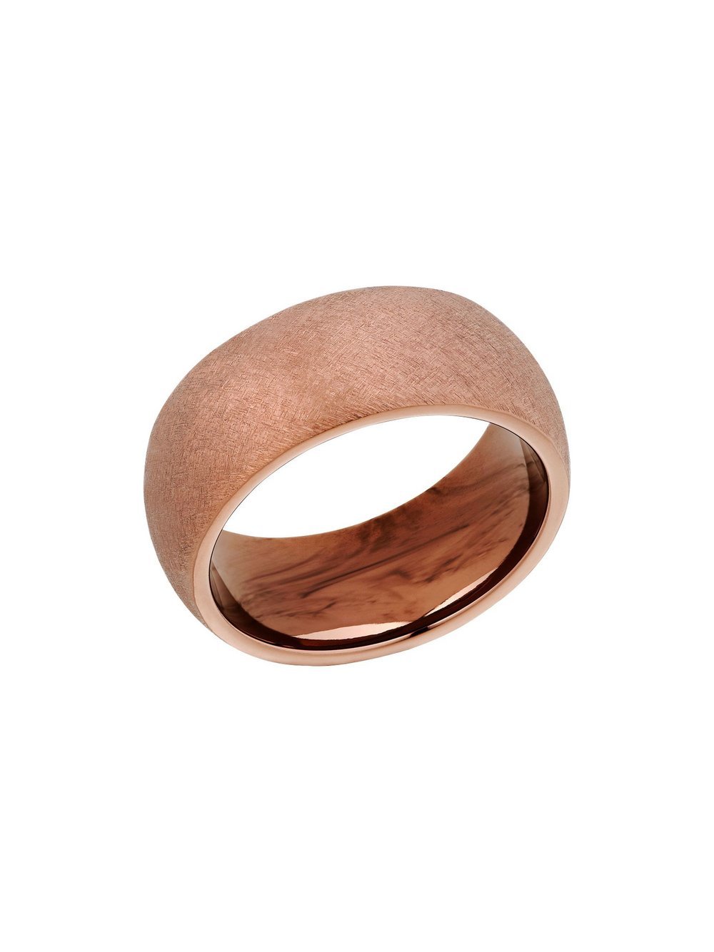 s.Oliver Ring Herren Edelstahl braun, 60