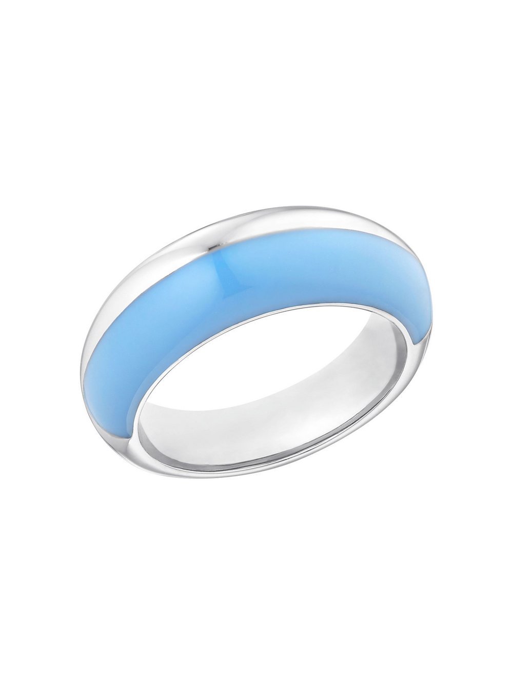 s.Oliver Ring Damen Edelstahl blau, 54