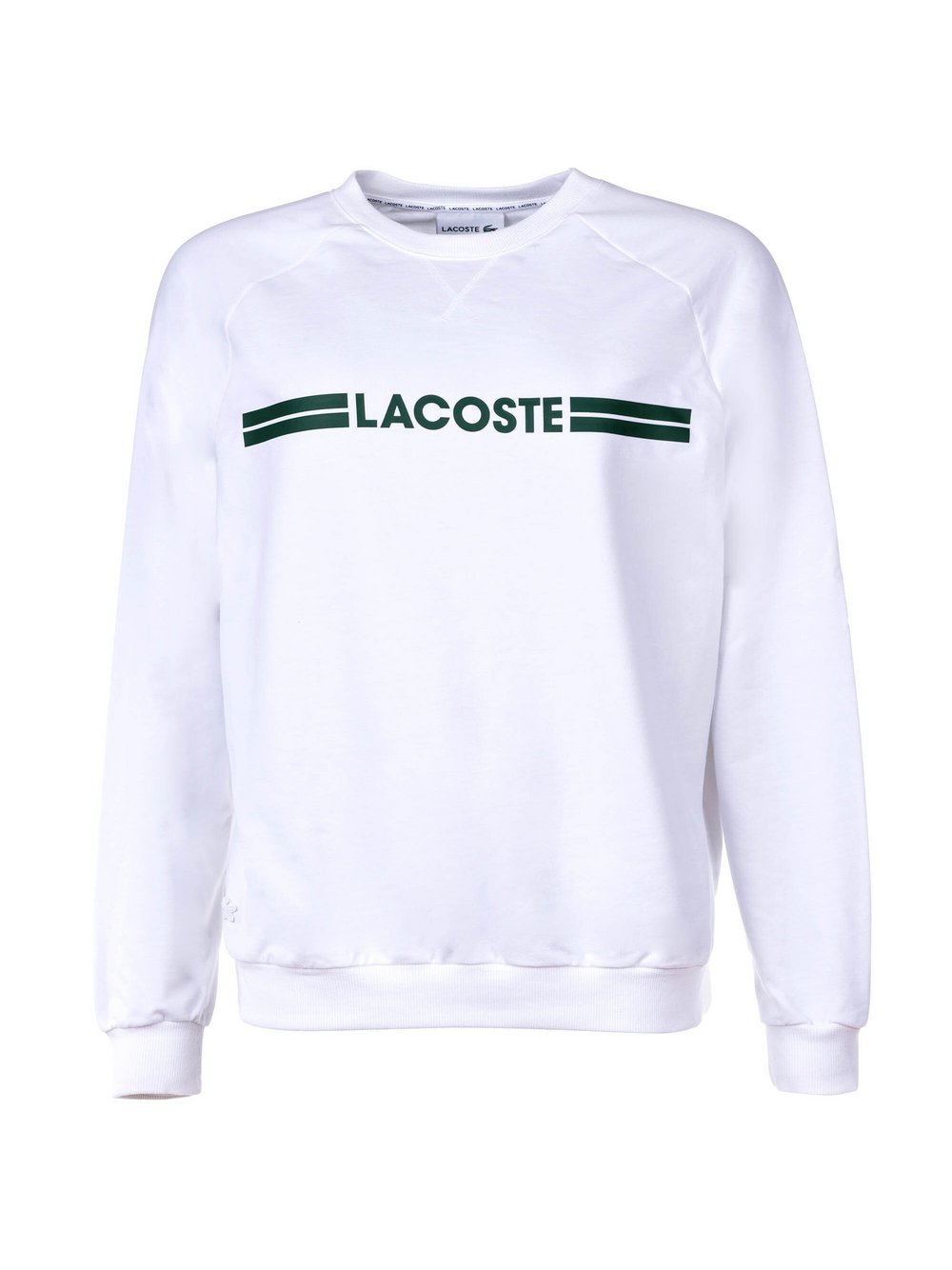 Lacoste Sweatshirt Damen Baumwolle weiß bedruckt, XS