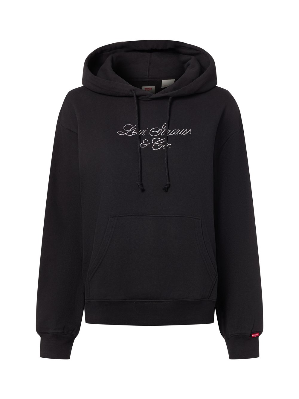 Levi's Kapuzenpullover Damen Baumwolle grau, XS