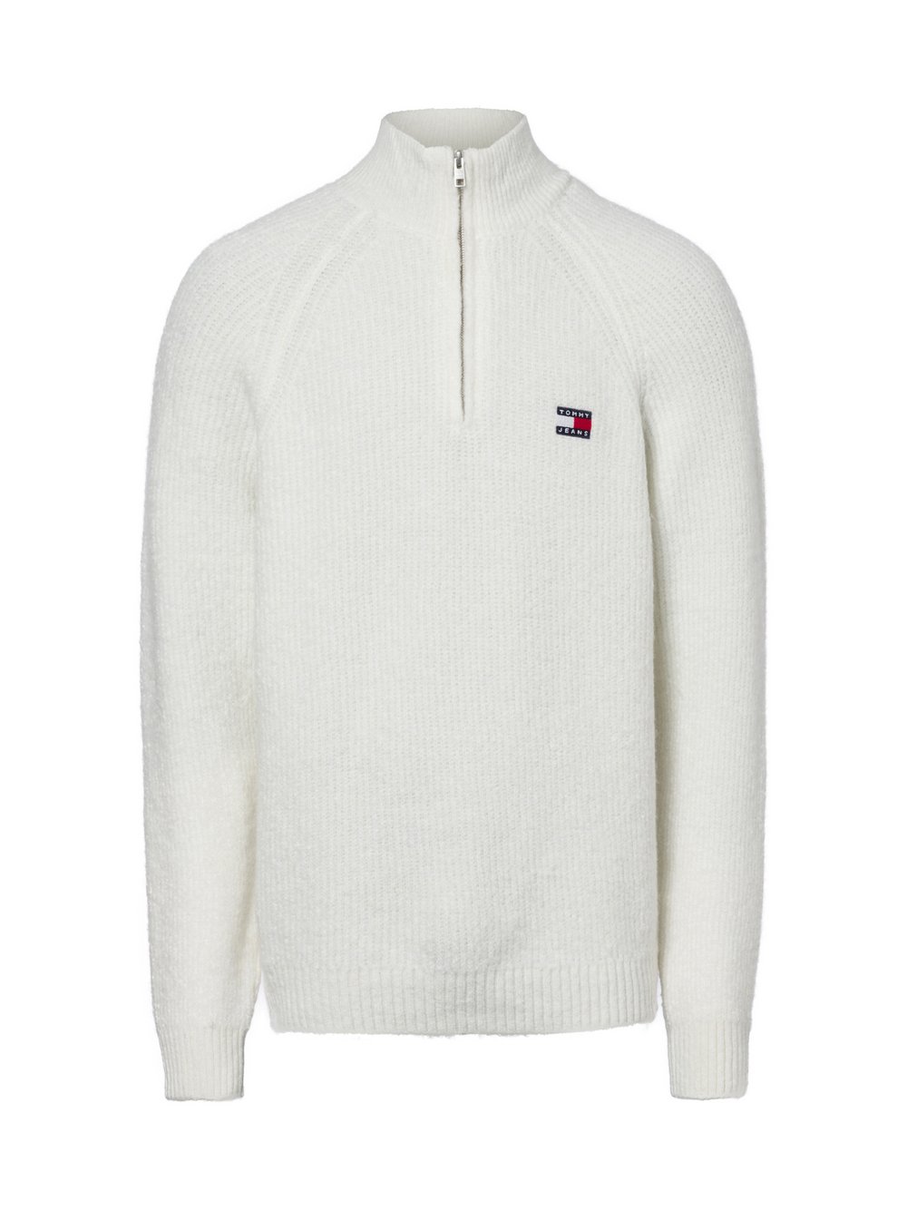 Tommy Jeans Strickpullover mit Woll-Anteil Herren weiß, M