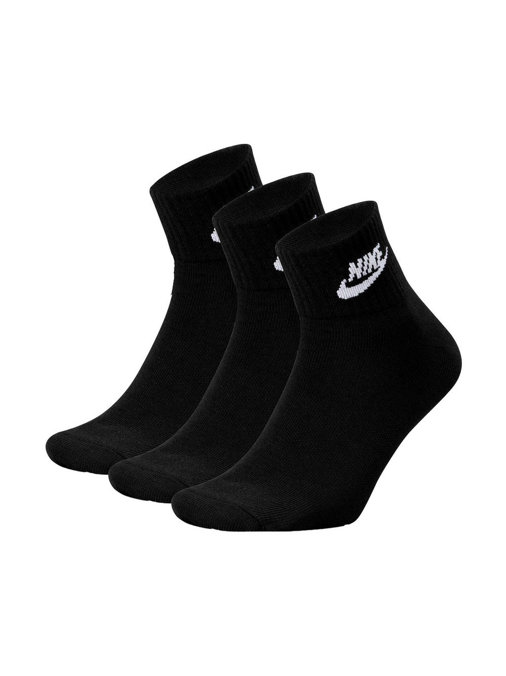 Nike Socken 3er Pack Damen schwarz gemustert, 42-46