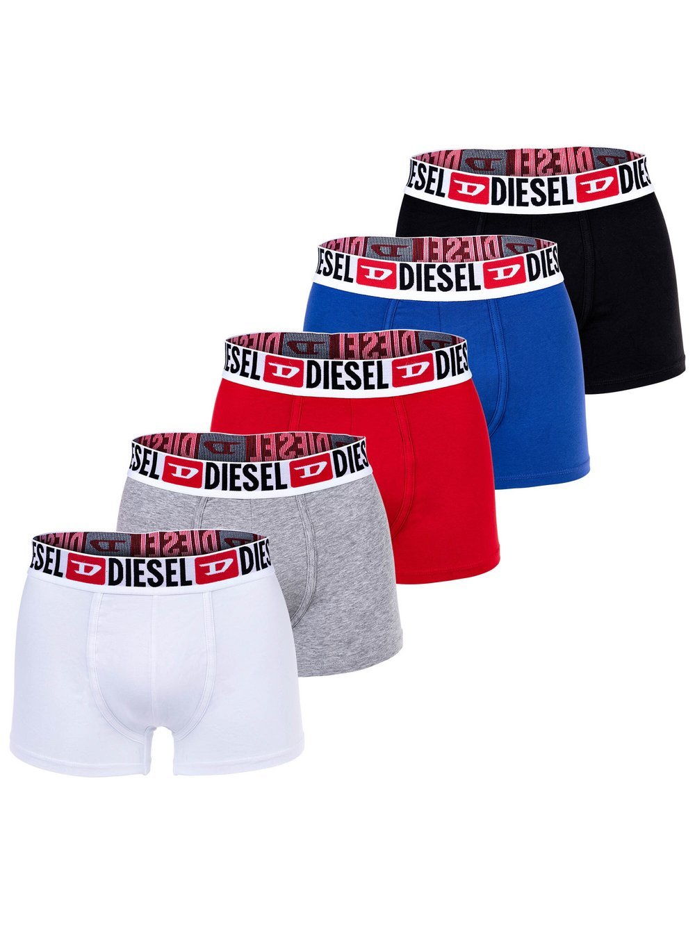 Diesel Boxershort 5er Pack Herren Baumwolle mehrfarbig, XXL