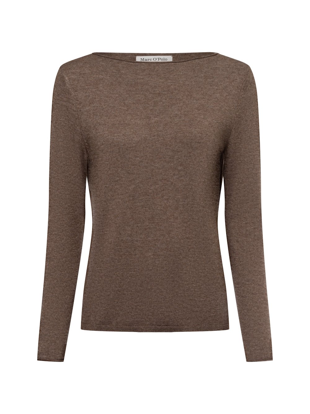 Marc O'Polo Pullover mit Schurwollanteil Damen Schurwolle braun meliert, M