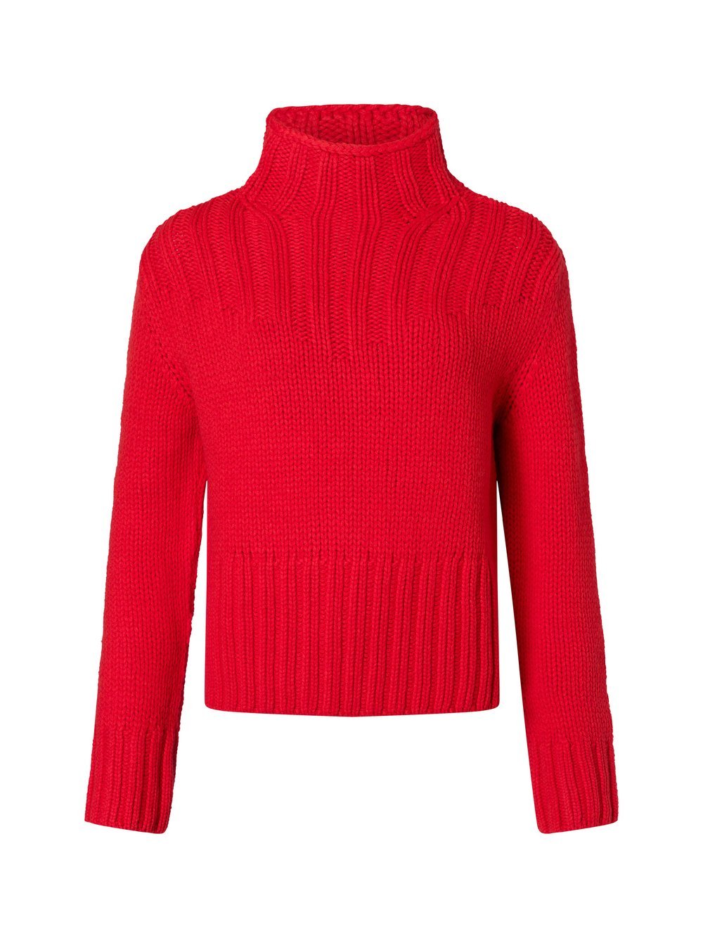 Marc O'Polo Strickpullover Damen Schurwolle rot, XL