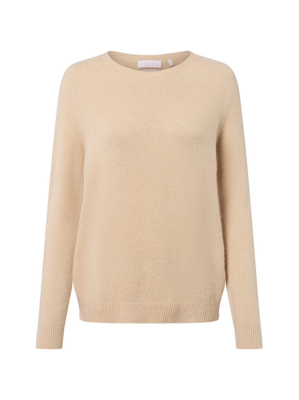 Thumbnail - Rich & Royal Pullover mit Alpaka-Anteil Damen beige, L