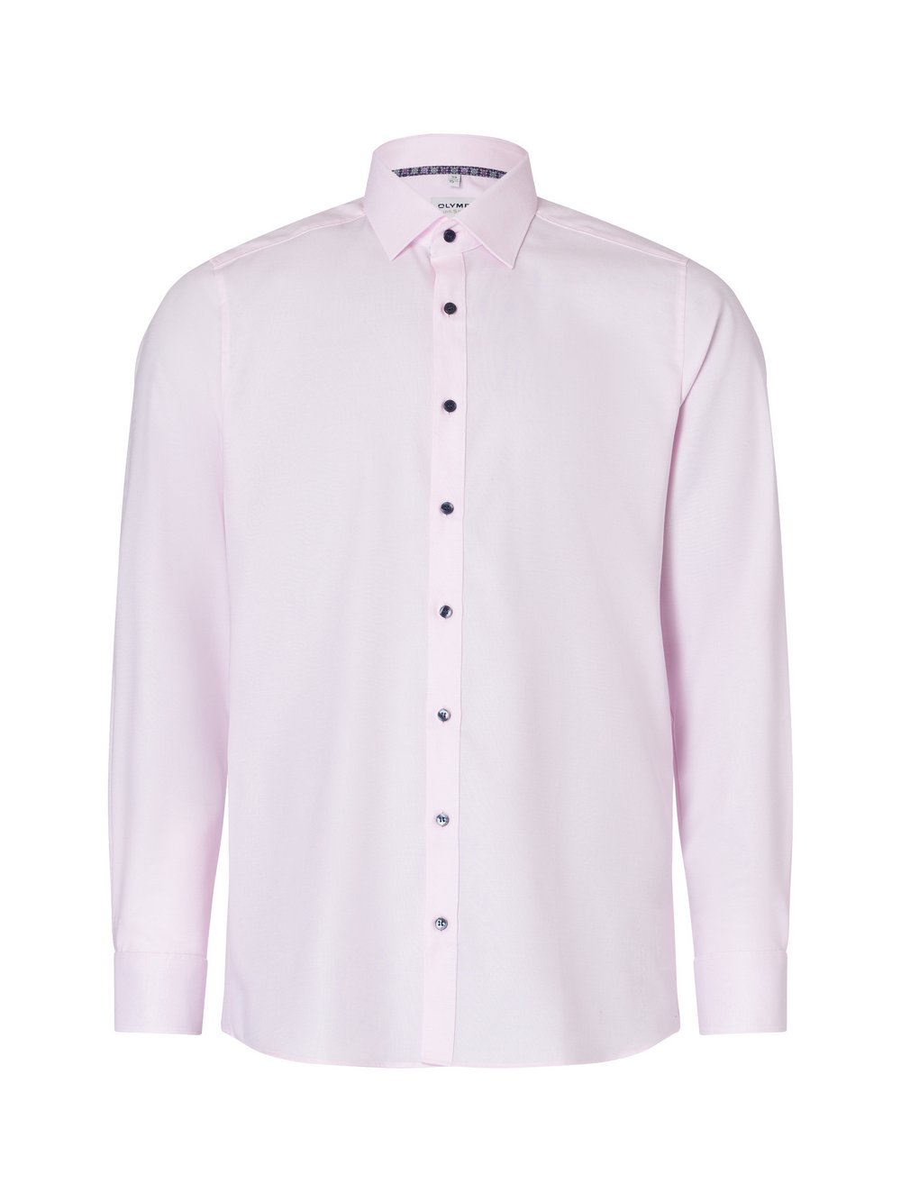 OLYMP Level Five Hemd Herren Slim Fit Baumwolle rosa gemustert, 44