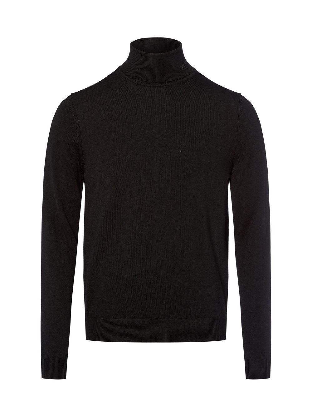 Thumbnail - HUGO Strickpullover aus Schurwolle Herren schwarz, XL