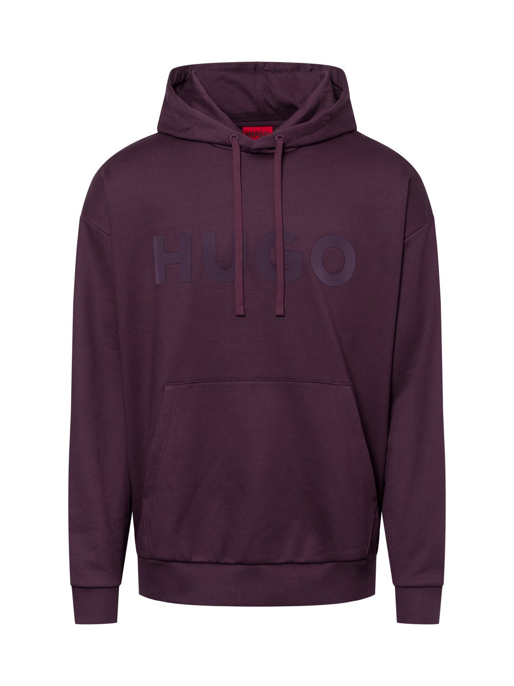 HUGO Kapuzenpullover Herren Baumwolle lila, S