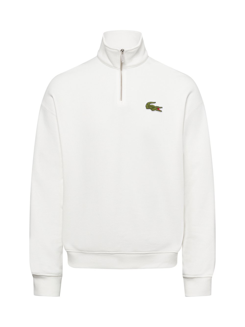 Lacoste Sweatshirt Herren Baumwolle weiß, S