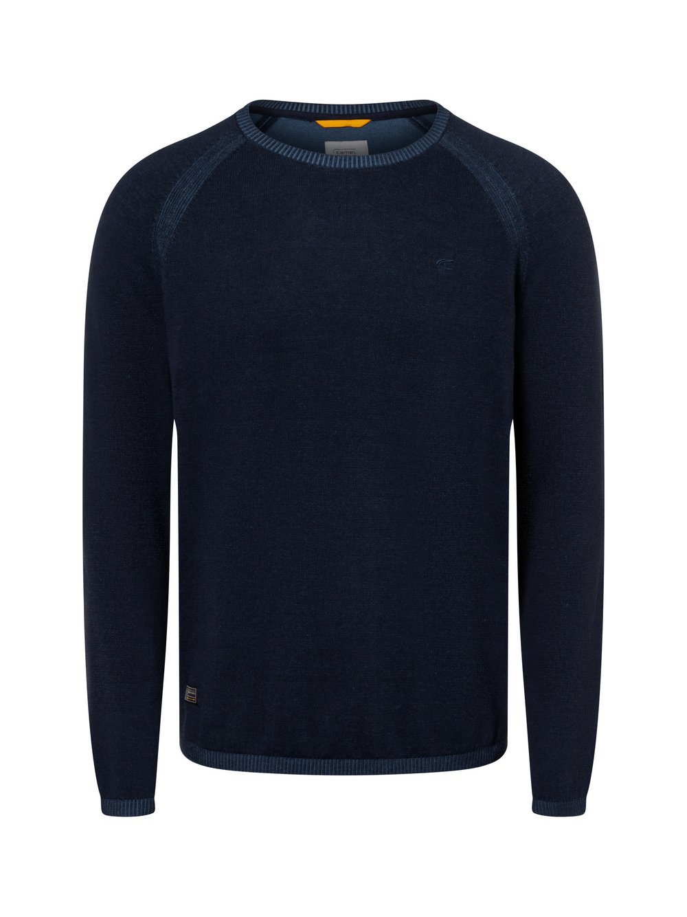 Camel Active Herrn Strickpullover Herren Baumwolle blau, M