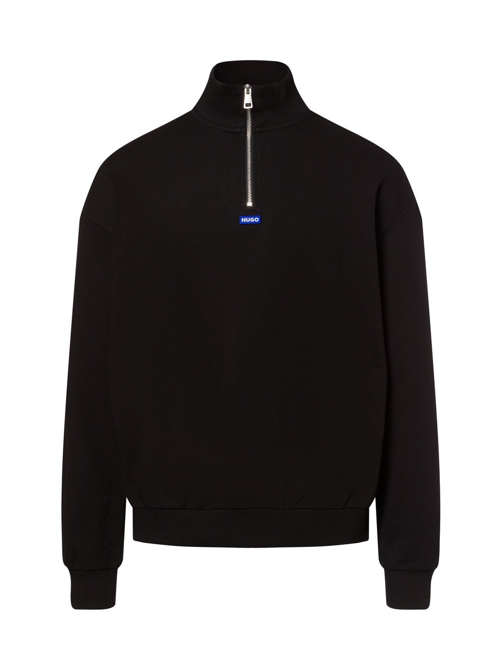 HUGO BLUE Sweatshirt Herren Baumwolle schwarz, M