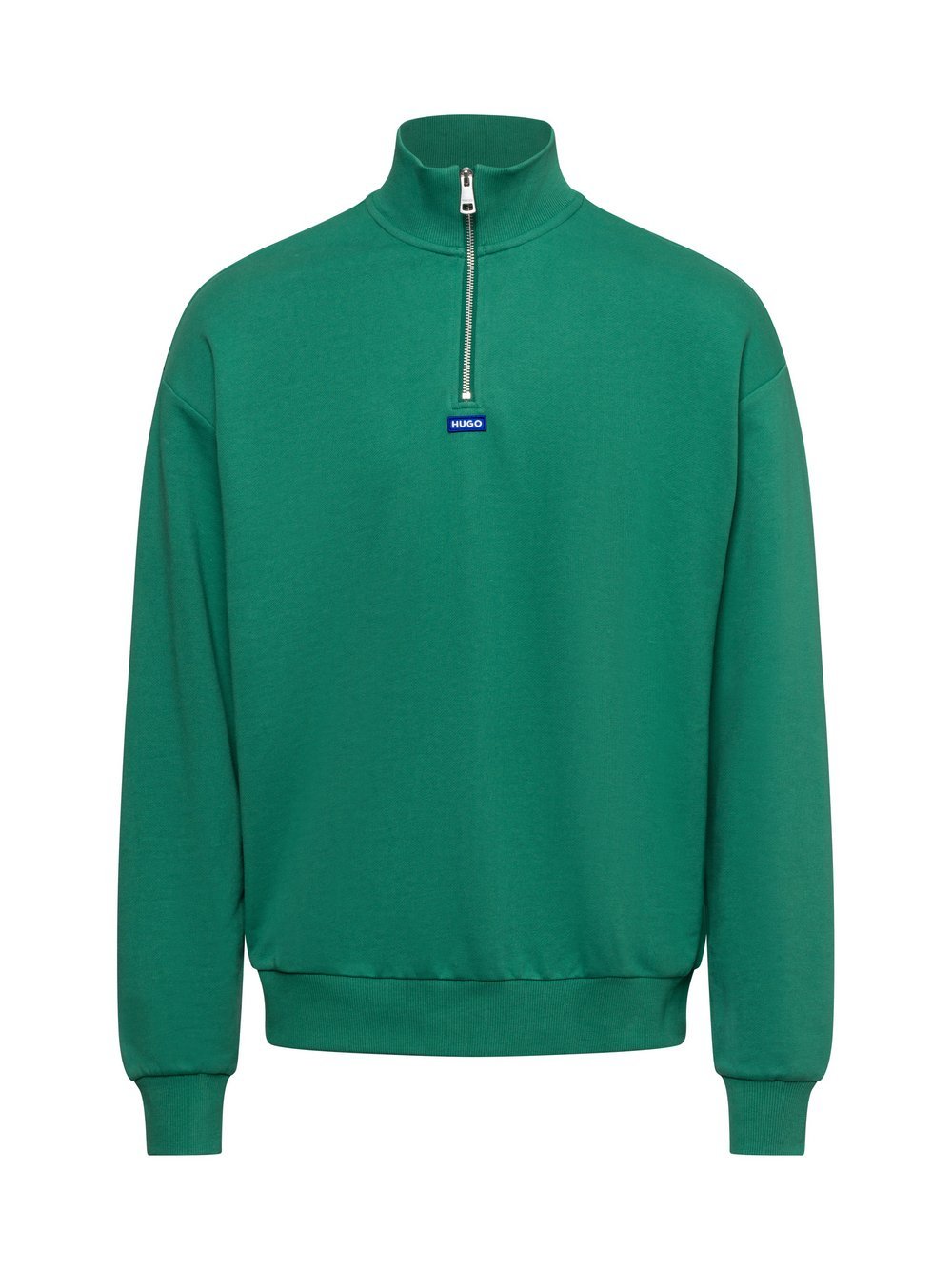 HUGO BLUE Sweatshirt Herren Baumwolle grün, M