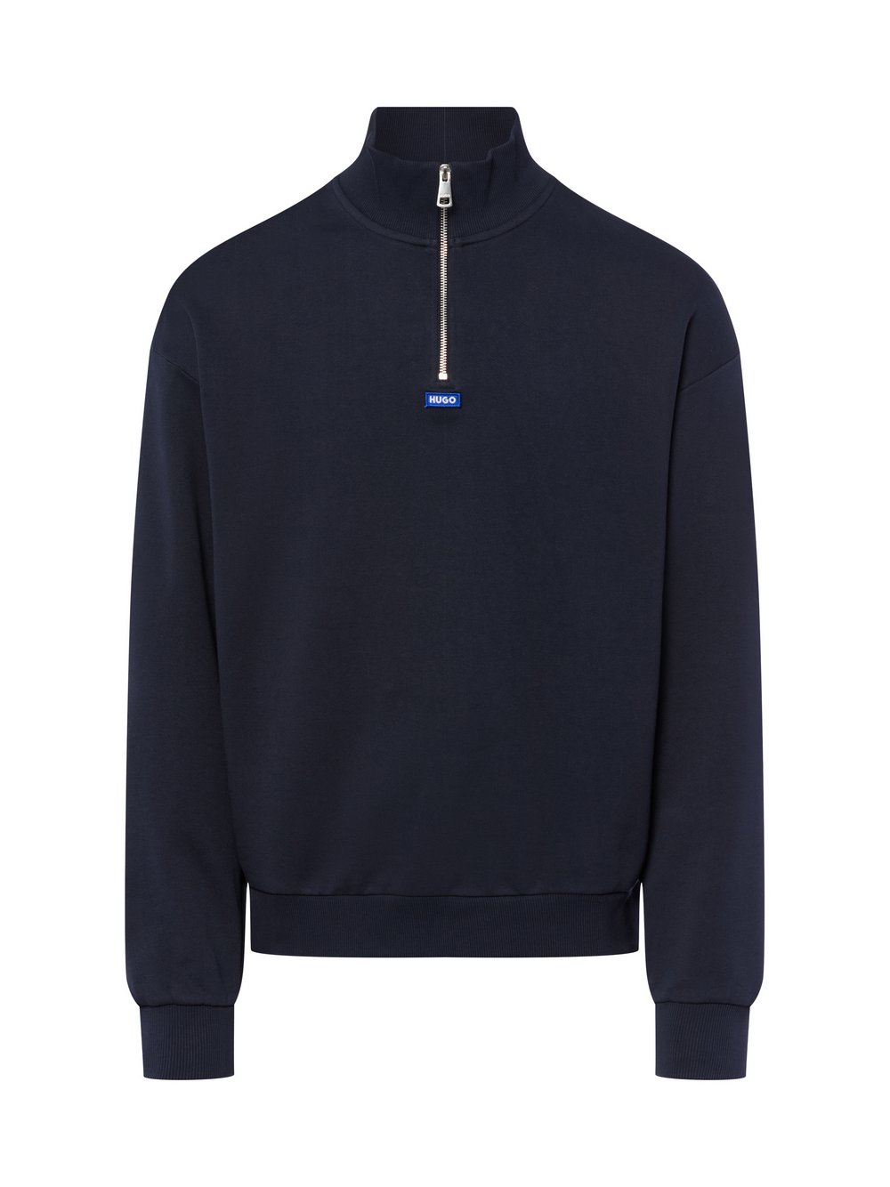 HUGO BLUE Sweatshirt Herren Baumwolle blau, S