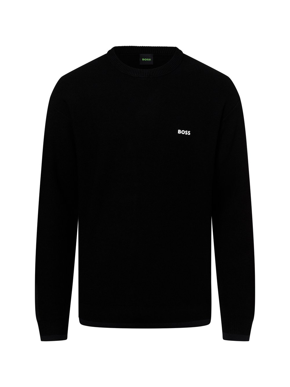 BOSS Green Strickpullover Herren schwarz, L