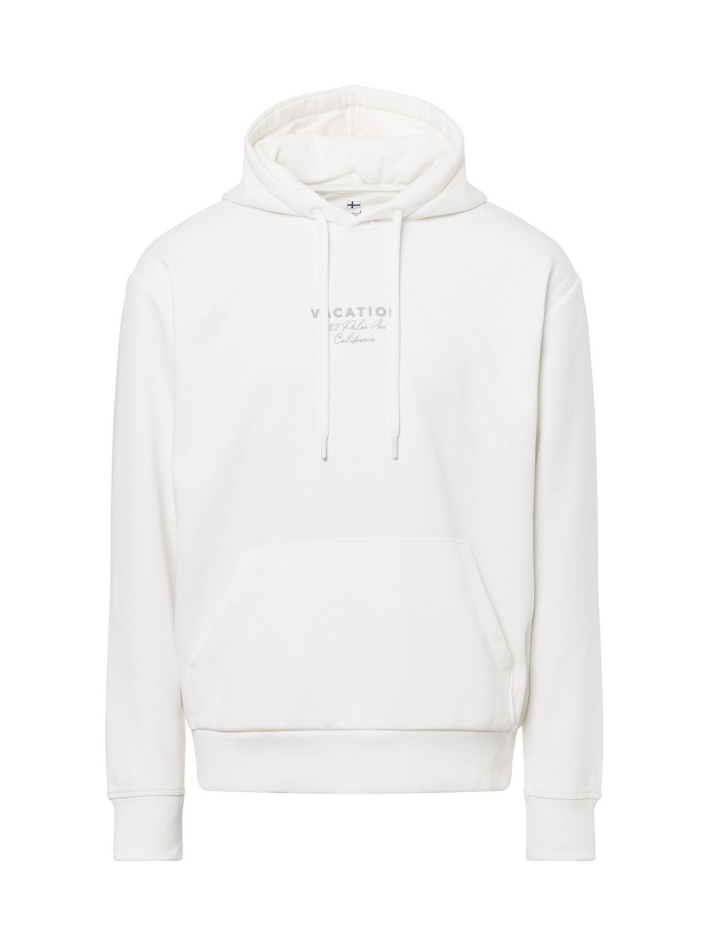 Nils Sundström Kapuzenpullover Herren weiß, XL