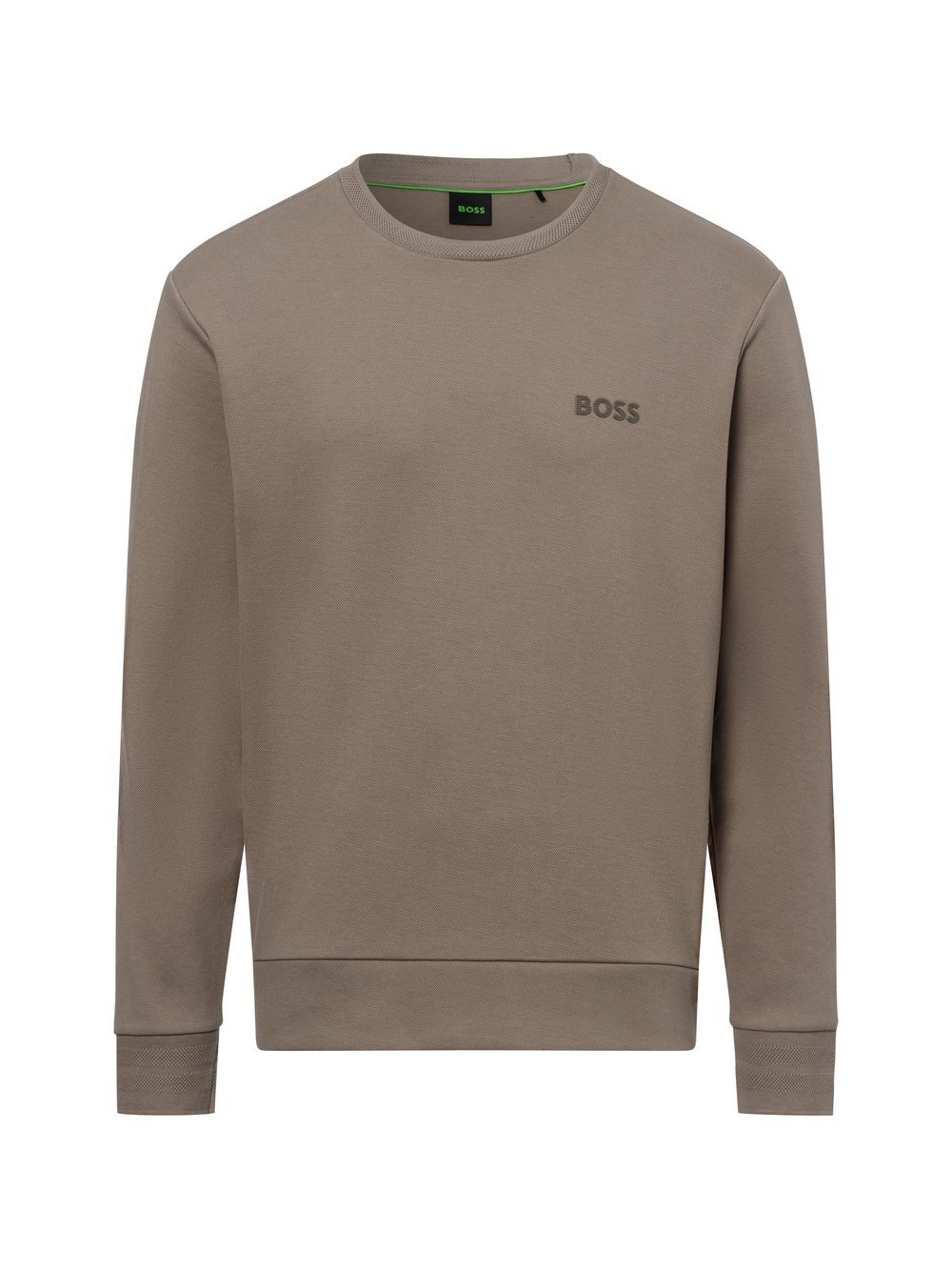 BOSS Green Sweatshirt Herren Baumwolle beige, M