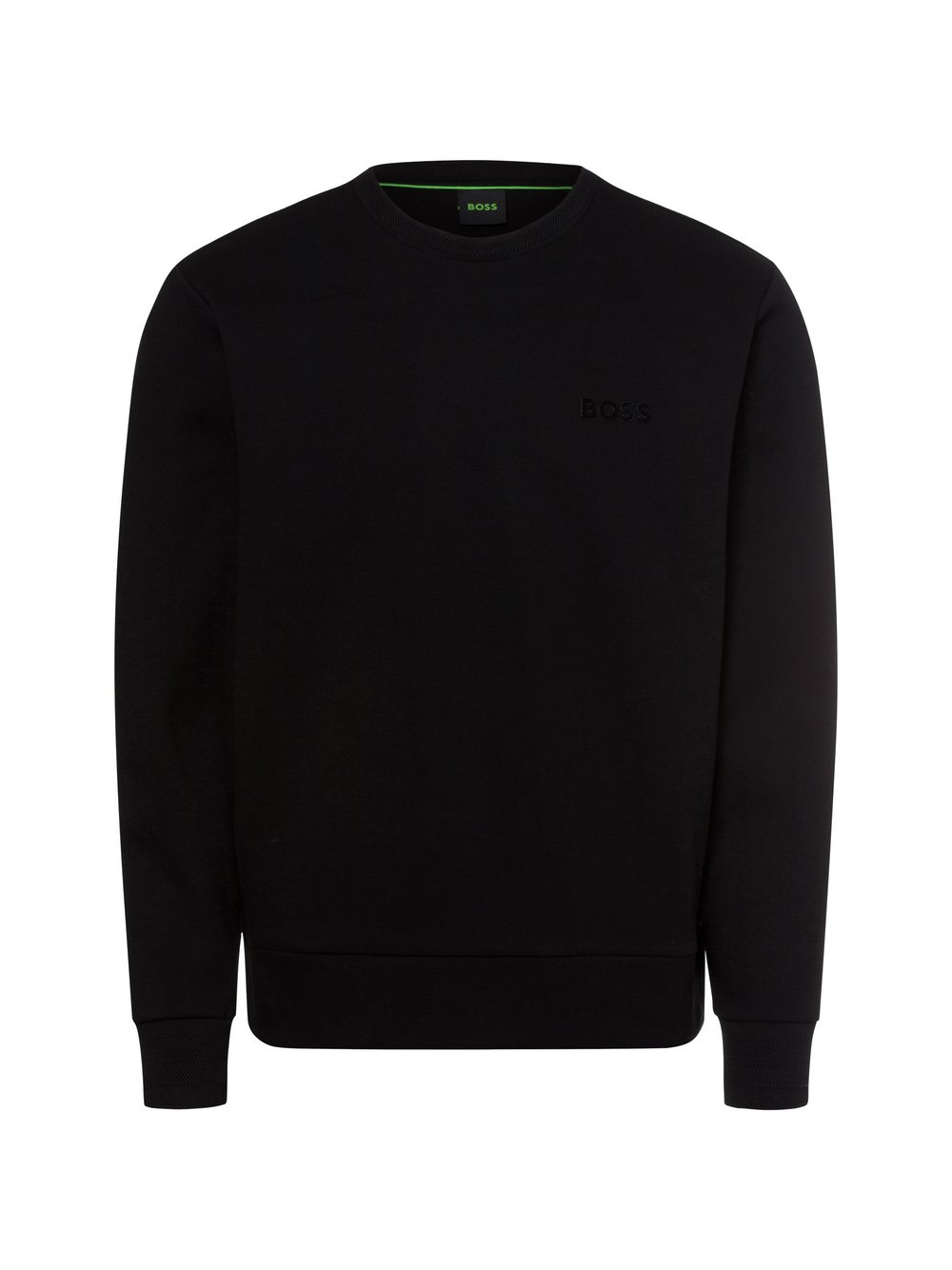 BOSS Green Sweatshirt Herren Baumwolle schwarz, L