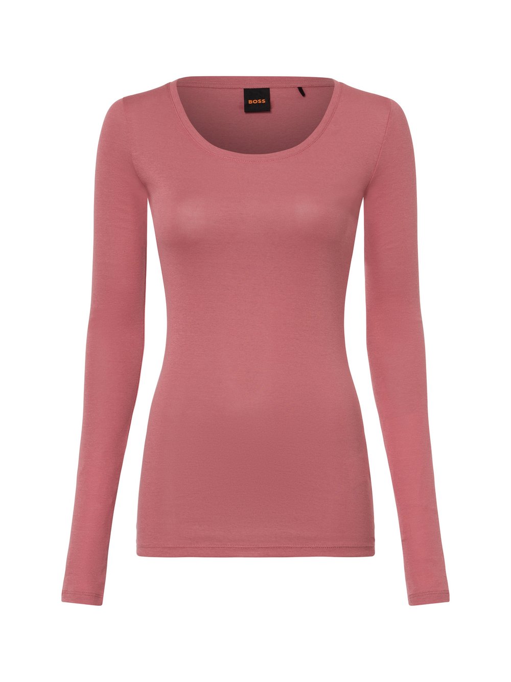 BOSS Orange Longsleeve Damen Baumwolle rosa, XL