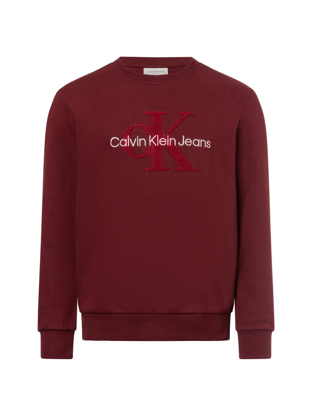 Calvin Klein Jeans Sweatshirt Herren Baumwolle rot, M