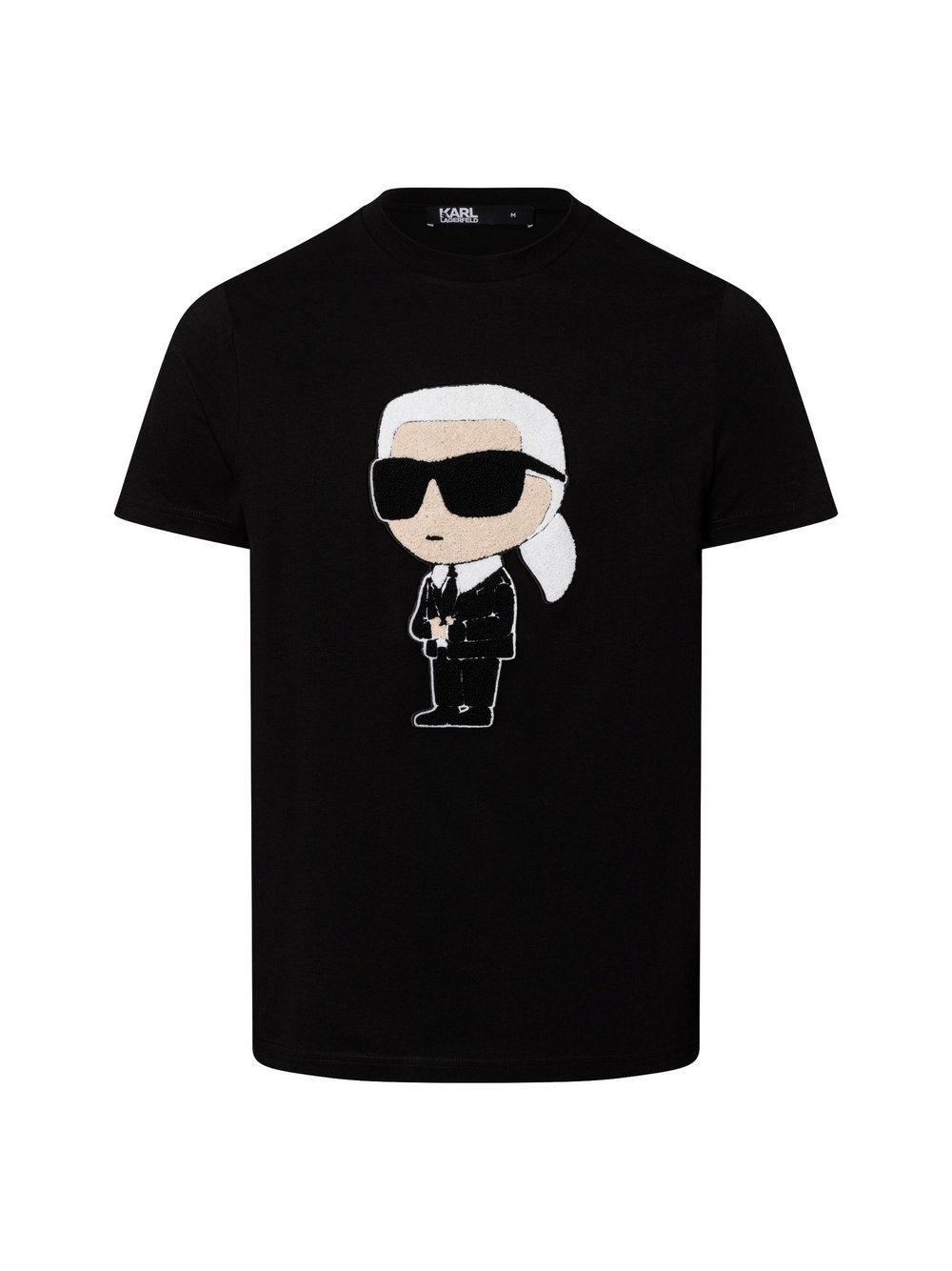 KARL LAGERFELD T-Shirt Herren Baumwolle schwarz, M