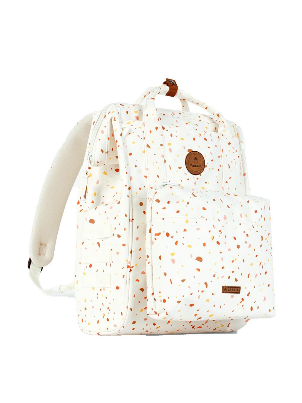 CABAIA Tagesrucksack Baby weiß, ONE SIZE