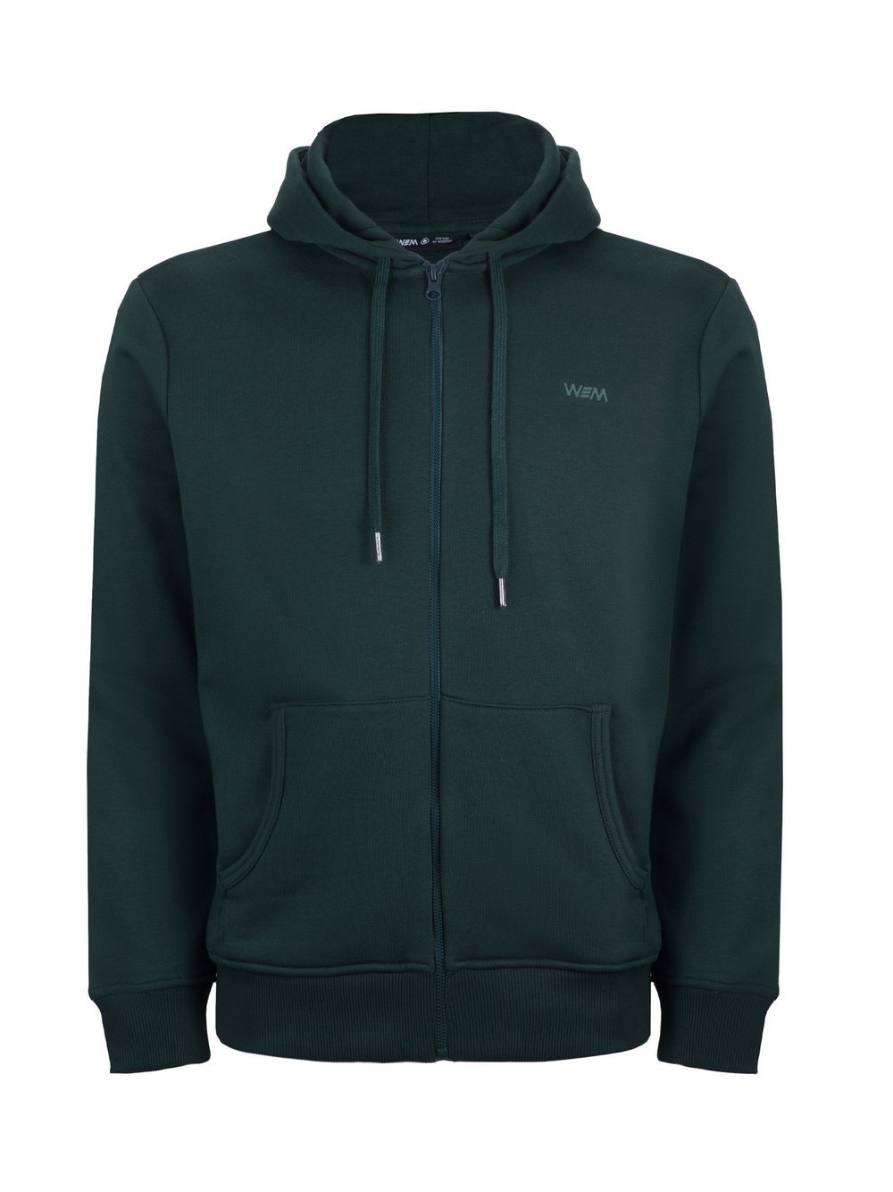 WEM Kapuzensweatjacke Damen Baumwolle grün, L