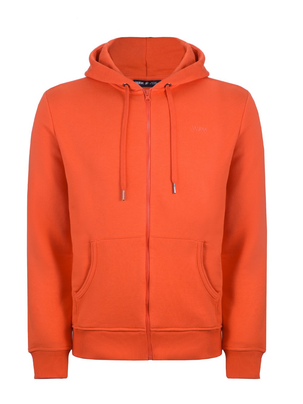 WEM Kapuzensweatjacke Damen Baumwolle orange, XXXL