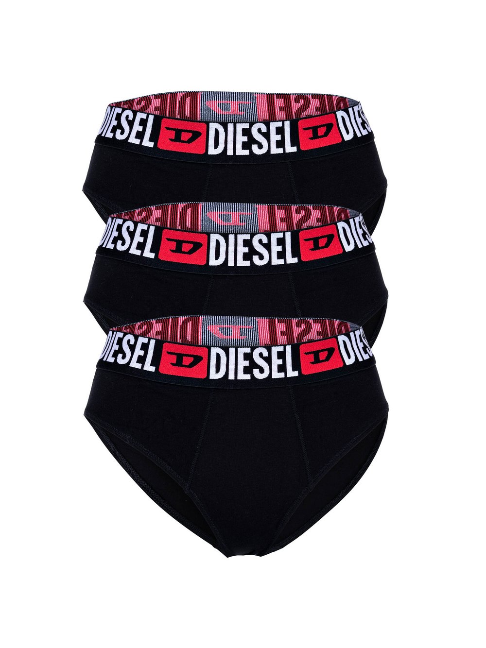 Diesel Slip 3er Pack Damen Baumwolle schwarz, M